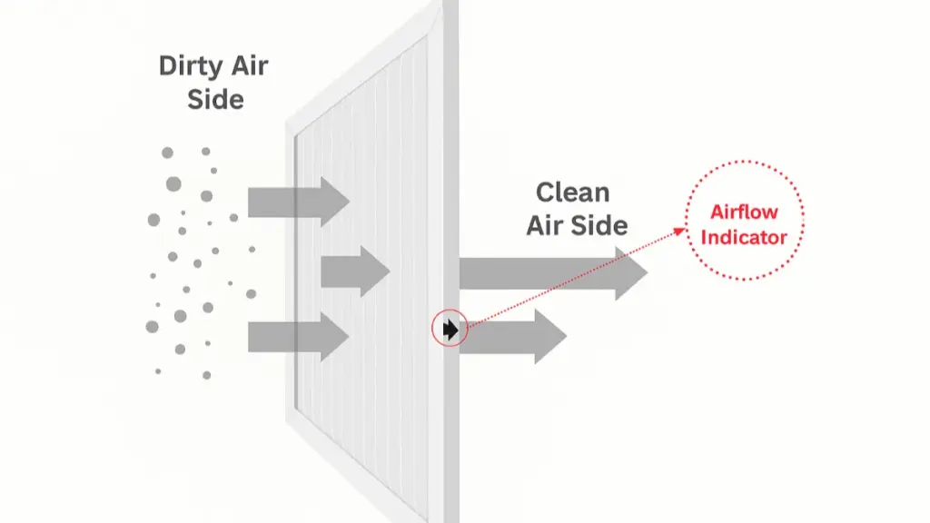 air flow direction