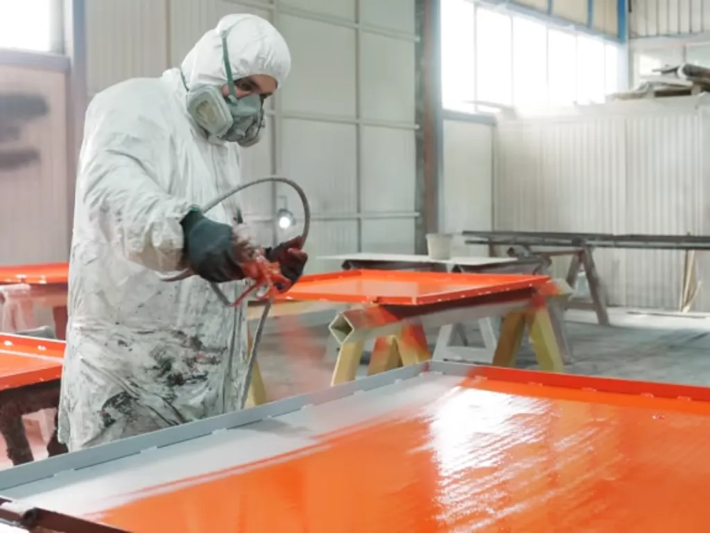 paint job at a factory