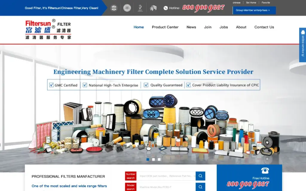 Filtersun Filter Co., จำกัด