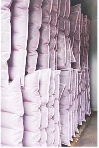 Stacked pocket filters for AHU secondary filtration